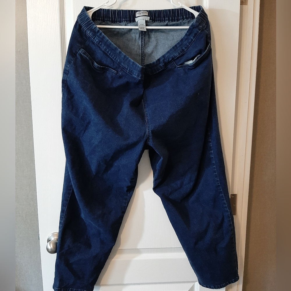 Catherine's Essential flat front jeans